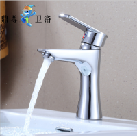 品牌招商 新款銅冷熱洗臉盆龍頭 高標(biāo)加厚面盆水龍頭廠家直供
