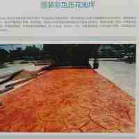 麗裝彩色壓花地坪漆/彩色壓花地坪漆