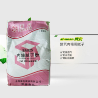 舜安防水抗裂膩?zhàn)臃?防水防霉耐水膩?zhàn)觾?nèi)外墻膩?zhàn)臃?20kg/包