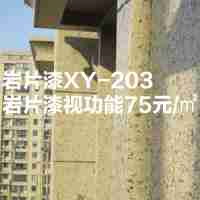 外墻涂裝系列巖片漆XY-206巖片真石漆75元/㎡膩子+1底+真石漆+罩面