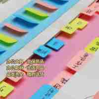 得力25903彩色便利貼告示貼小號(hào)1包+中號(hào)1包+大號(hào)1包共174枚