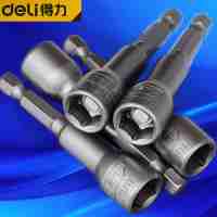 得力 強(qiáng)磁性風(fēng)批套筒 內(nèi)外六角扳手批頭 8mm DL4808