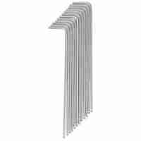 得力加長球頭內(nèi)六角扳手DL331x5單個(gè)