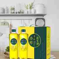 第-坊 冷榨花生油1L*2禮盒包裝 糧油 送禮 食用油