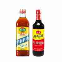 海天四季平安調味組合套裝1850款(中華老字號)【拌飯醬*2+料酒+醬油+耗油)